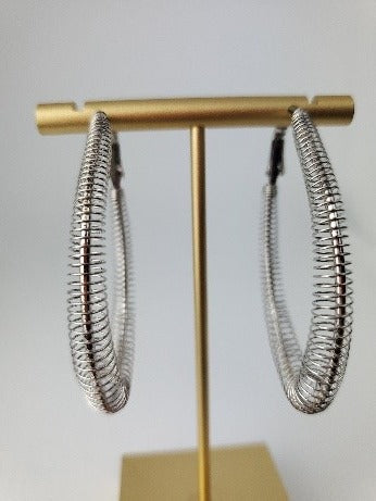 Spring Oval Hoops