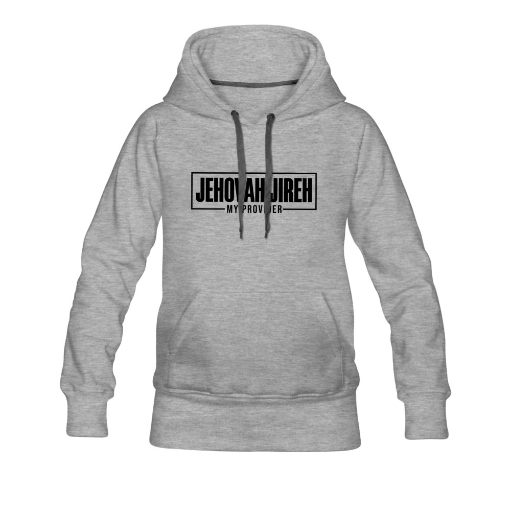 JEHOVAH JIREH HOODIE - heather gray