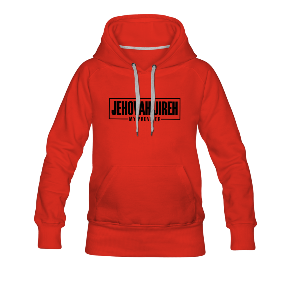 JEHOVAH JIREH HOODIE - red
