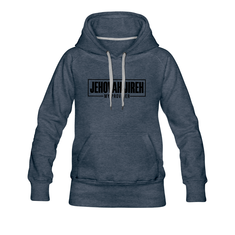 JEHOVAH JIREH HOODIE - heather denim