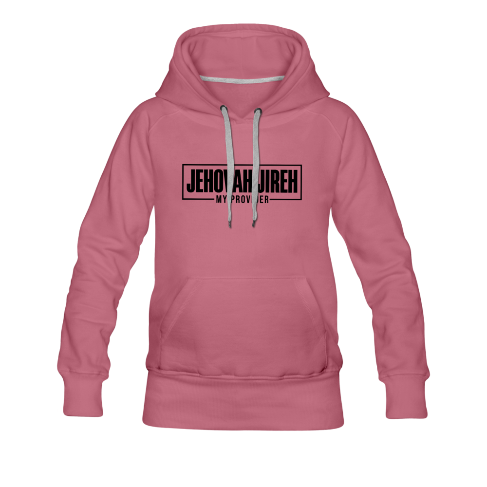 JEHOVAH JIREH HOODIE - mauve