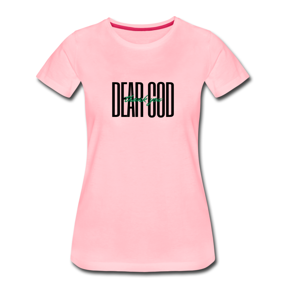 DEAR GOD, THANK YOU (black font) - pink