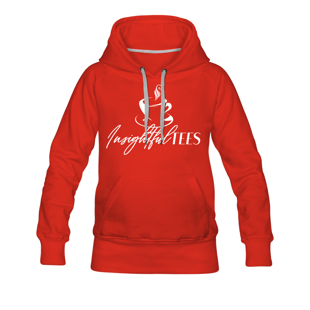 INSIGHTFUL TEES SIGNATURE HOODIE - red