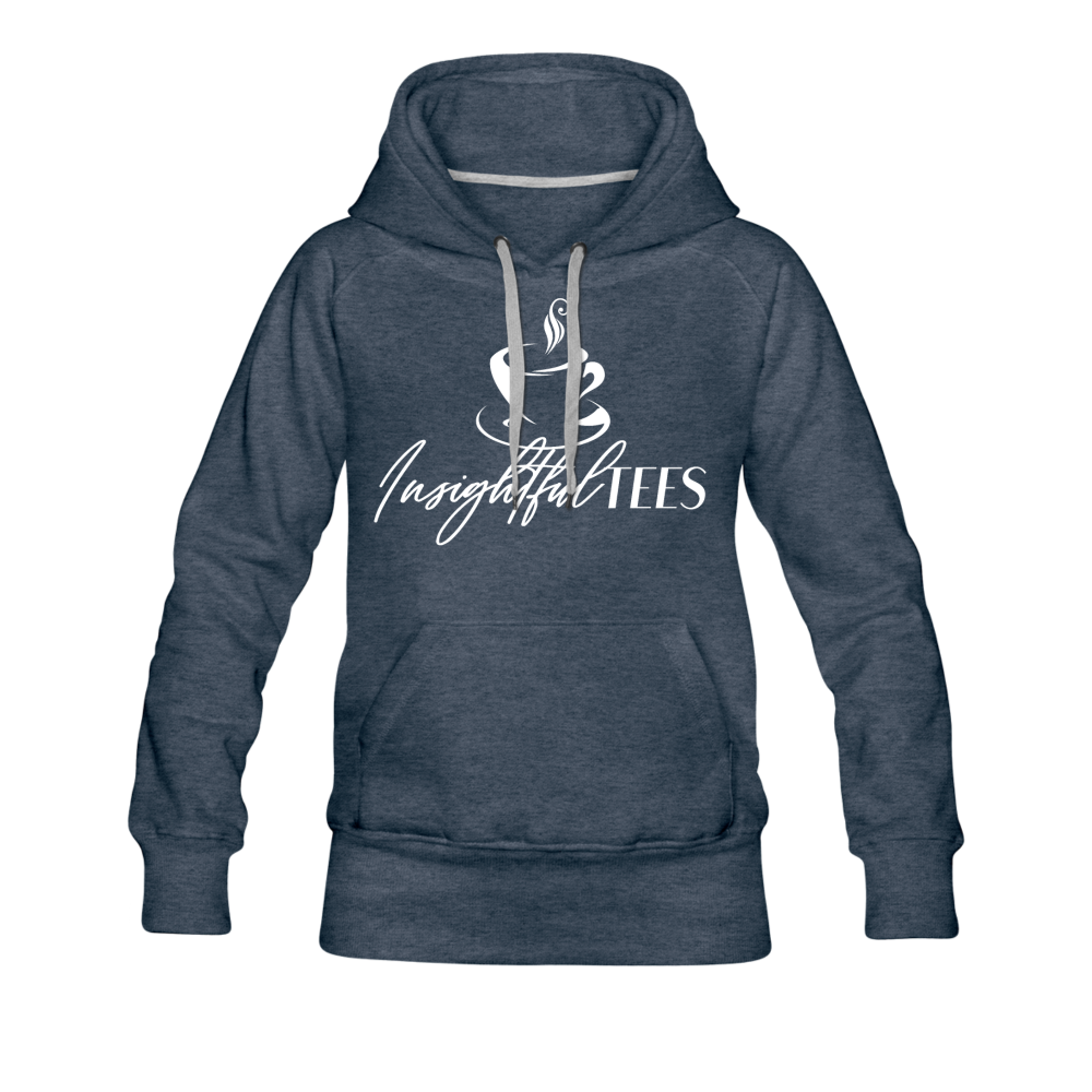 INSIGHTFUL TEES SIGNATURE HOODIE - heather denim