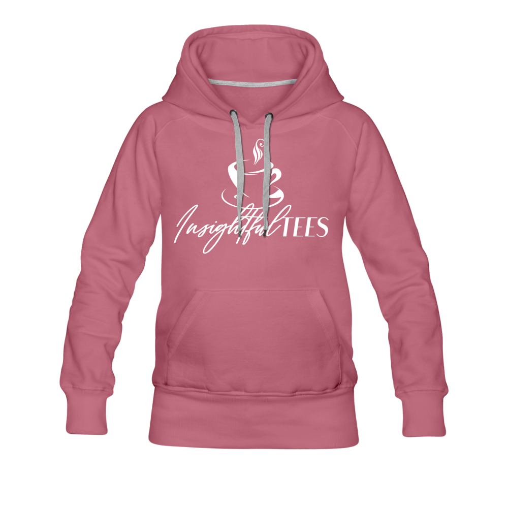 INSIGHTFUL TEES SIGNATURE HOODIE - mauve