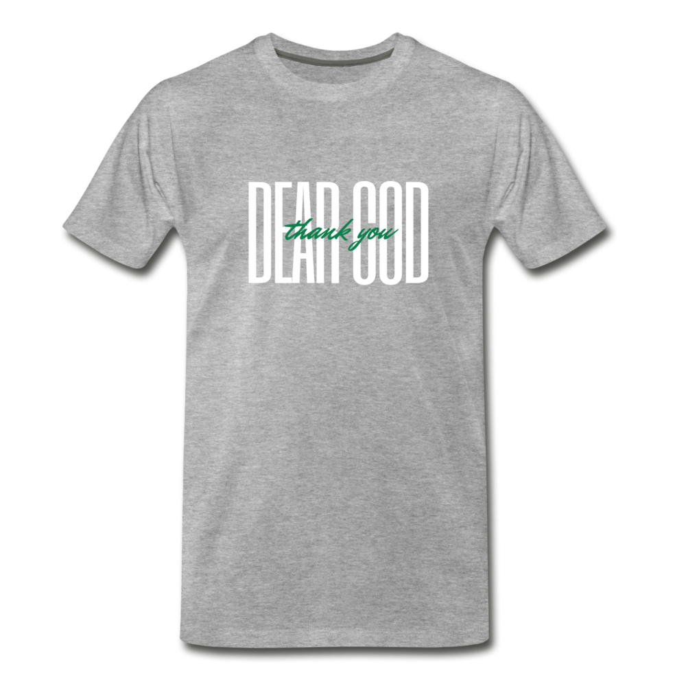 DEAR GOD: Thank You (Unisex) - heather gray