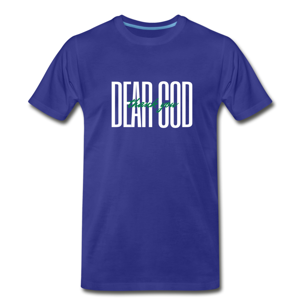 DEAR GOD: Thank You (Unisex) - royal blue