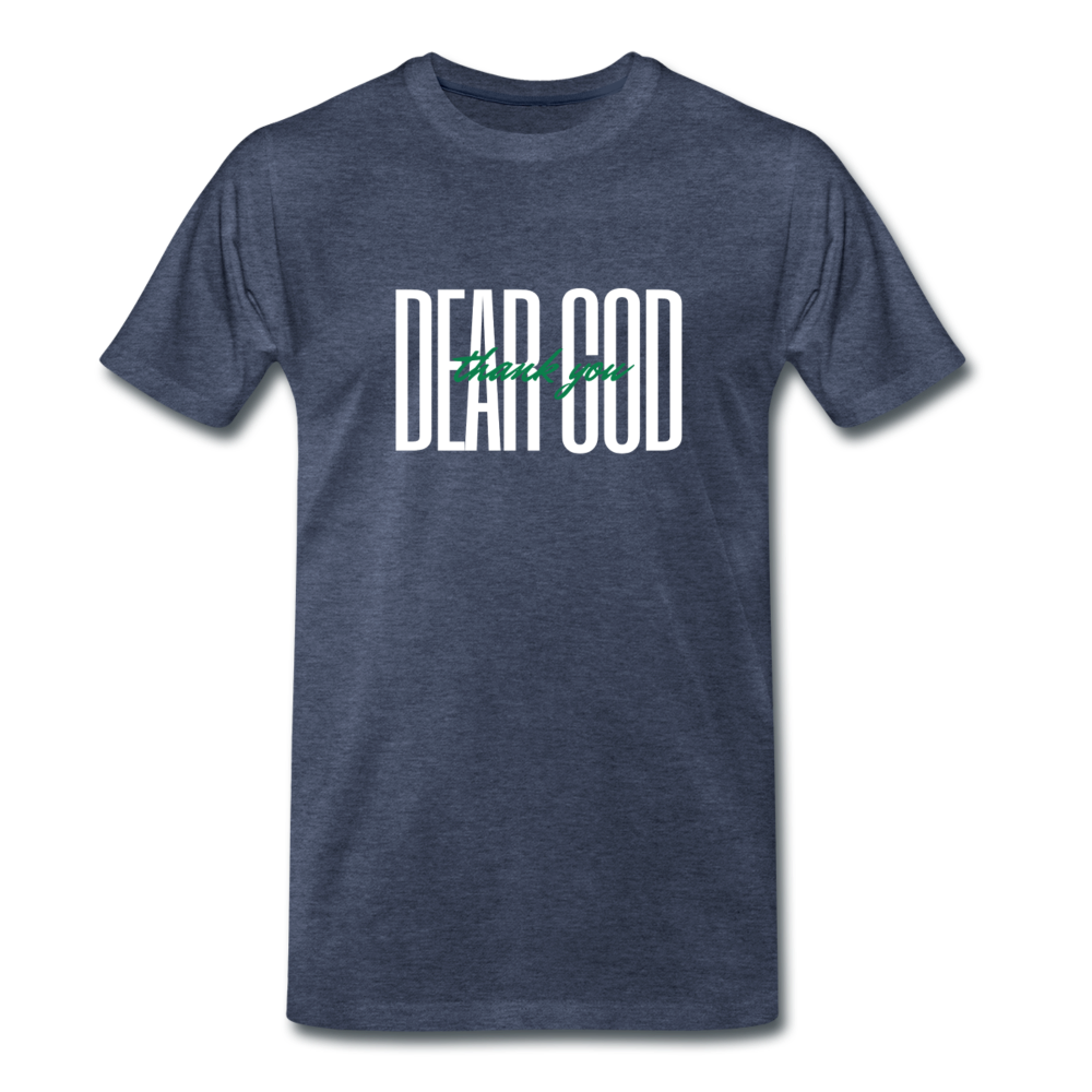 DEAR GOD: Thank You (Unisex) - heather blue