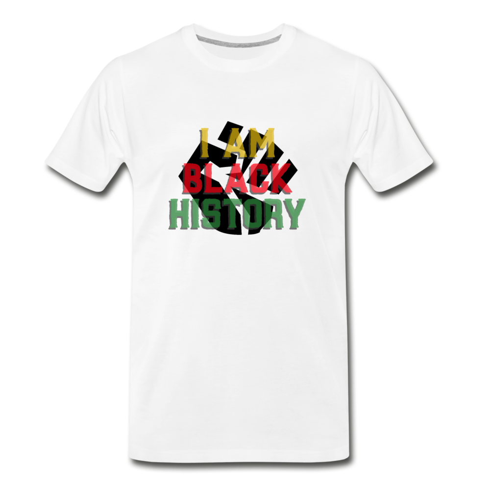 I AM BLACK HISTORY (Unisex) - white