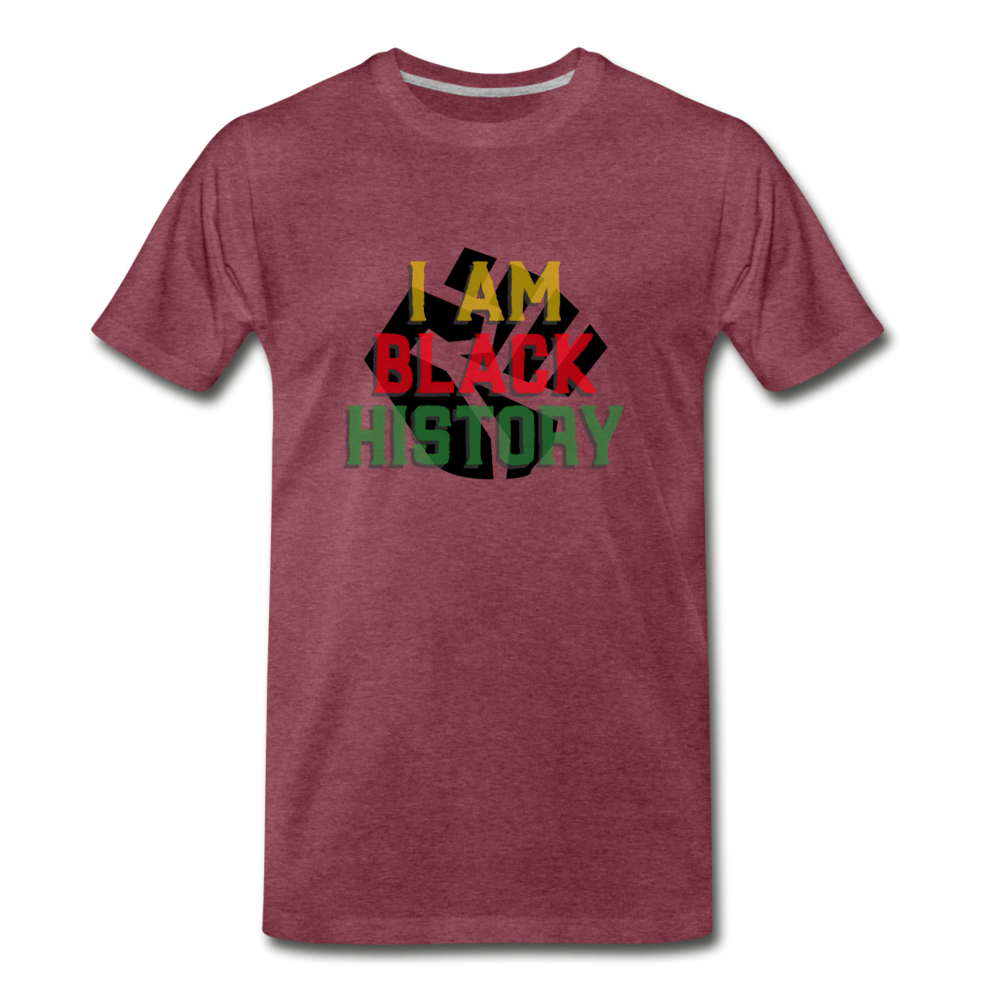 I AM BLACK HISTORY (Unisex) - heather burgundy