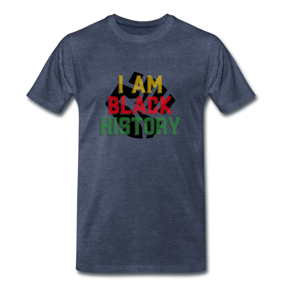 I AM BLACK HISTORY (Unisex) - heather blue