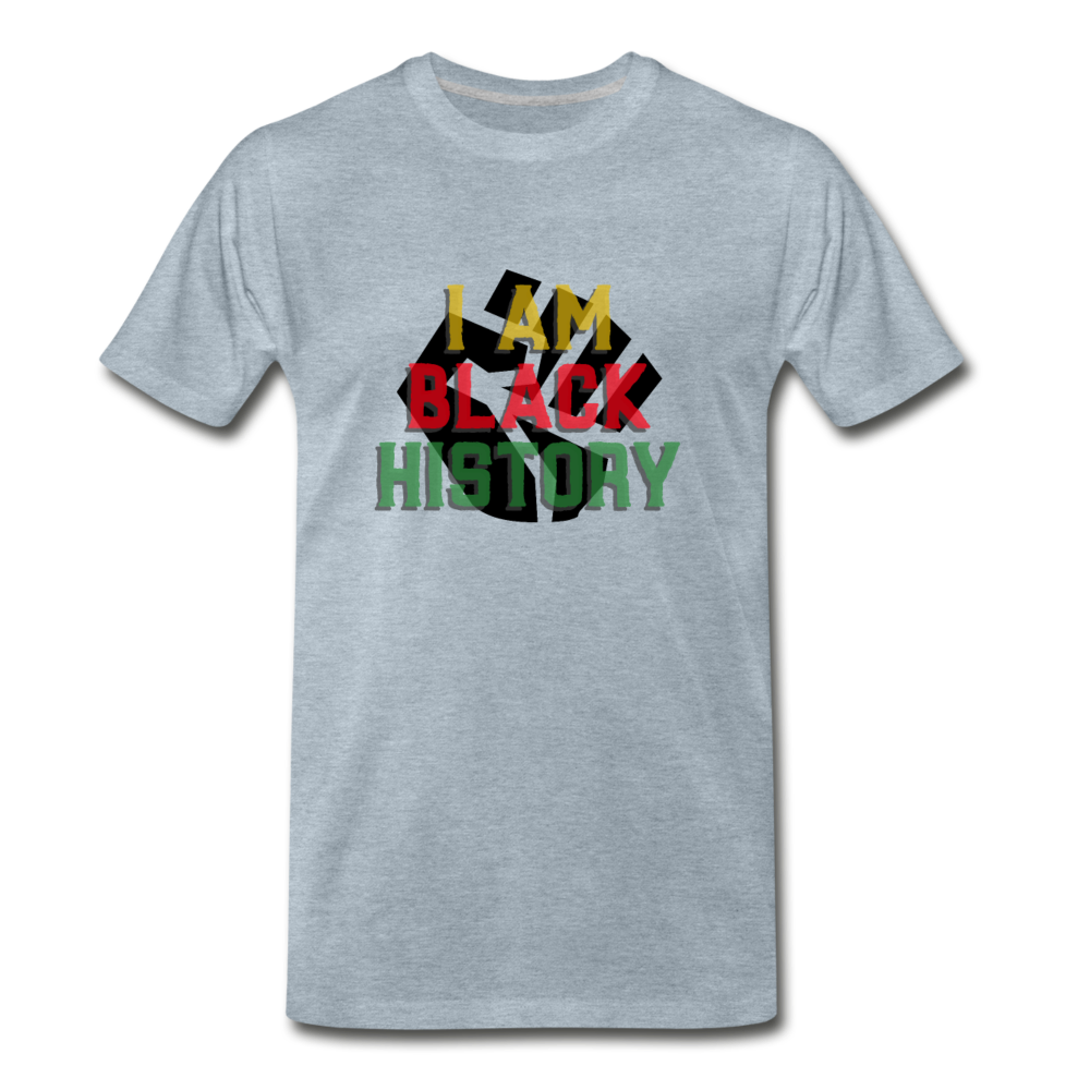 I AM BLACK HISTORY (Unisex) - heather ice blue