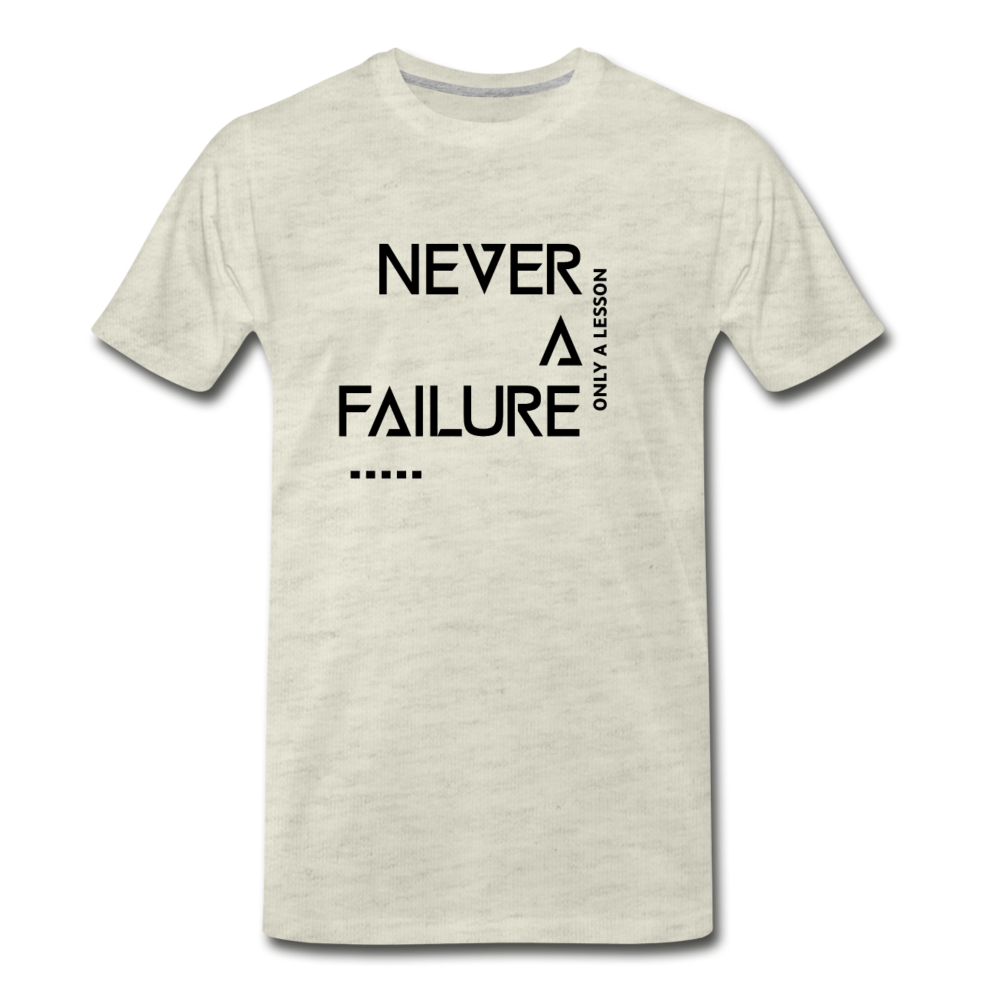 NEVER A FAILURE (Unisex) - heather oatmeal