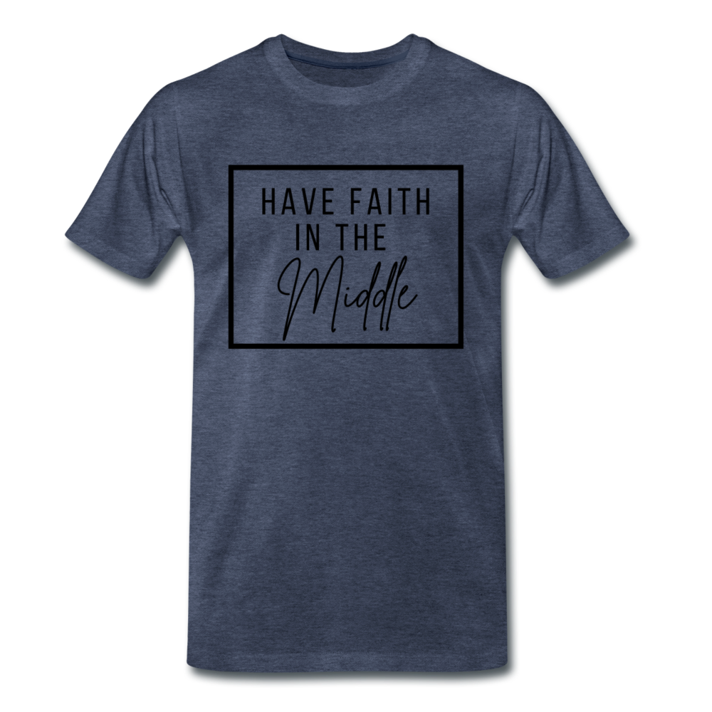 Men's Premium T-Shirt - heather blue