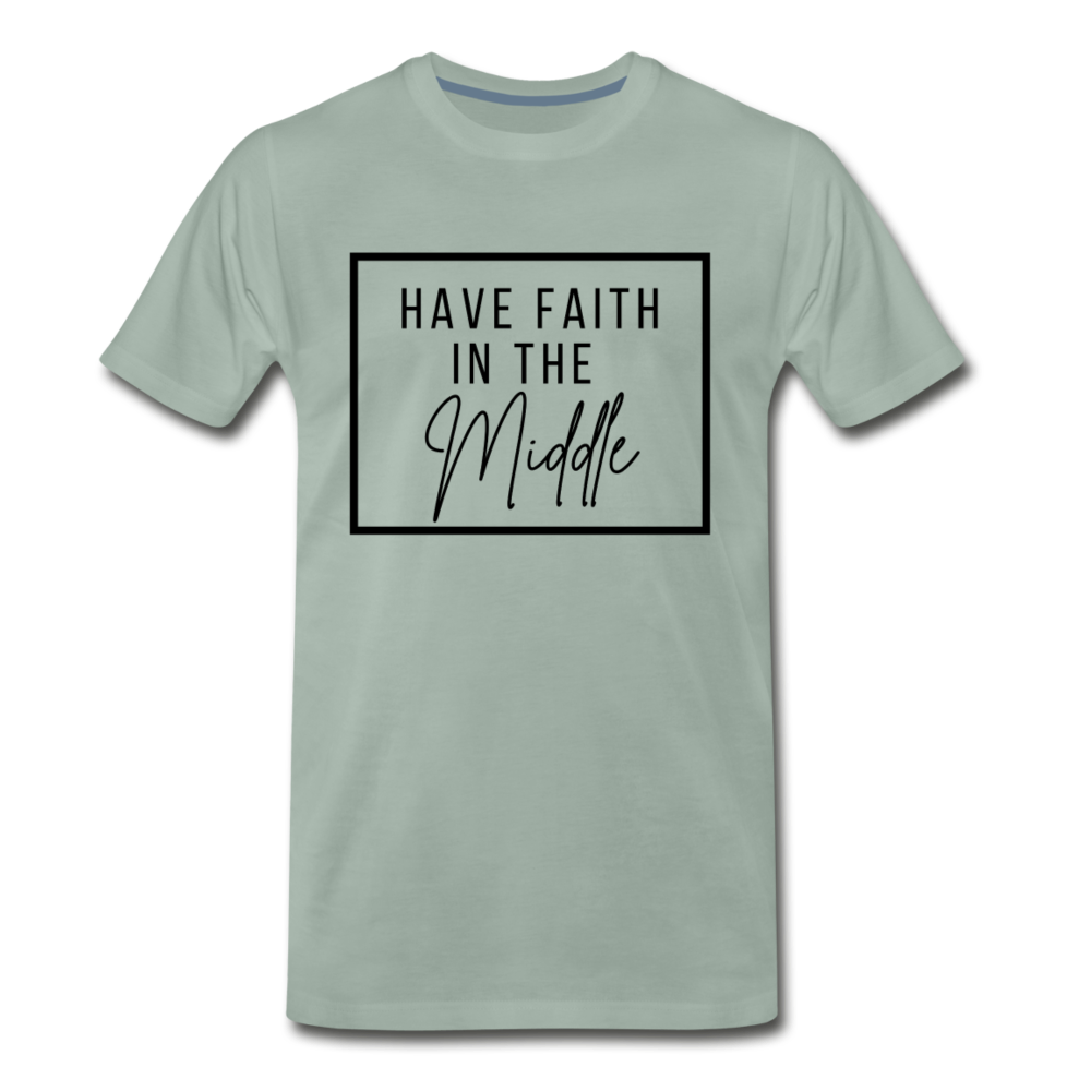 Men's Premium T-Shirt - steel green