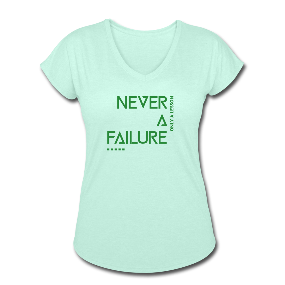 NEVER A FAILURE (V-Neck) - mint