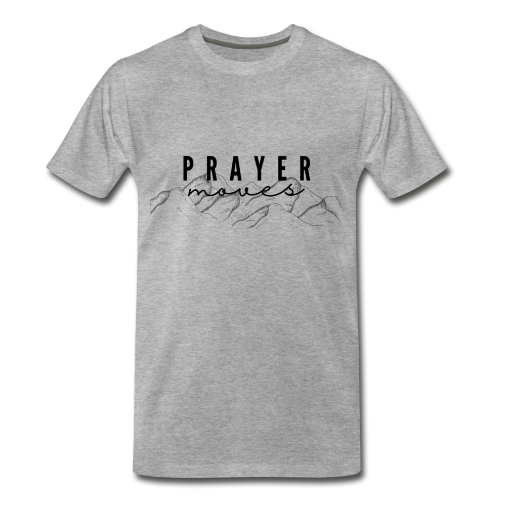 PRAYER MOVES MOUNTAINS (Unisex) - heather gray
