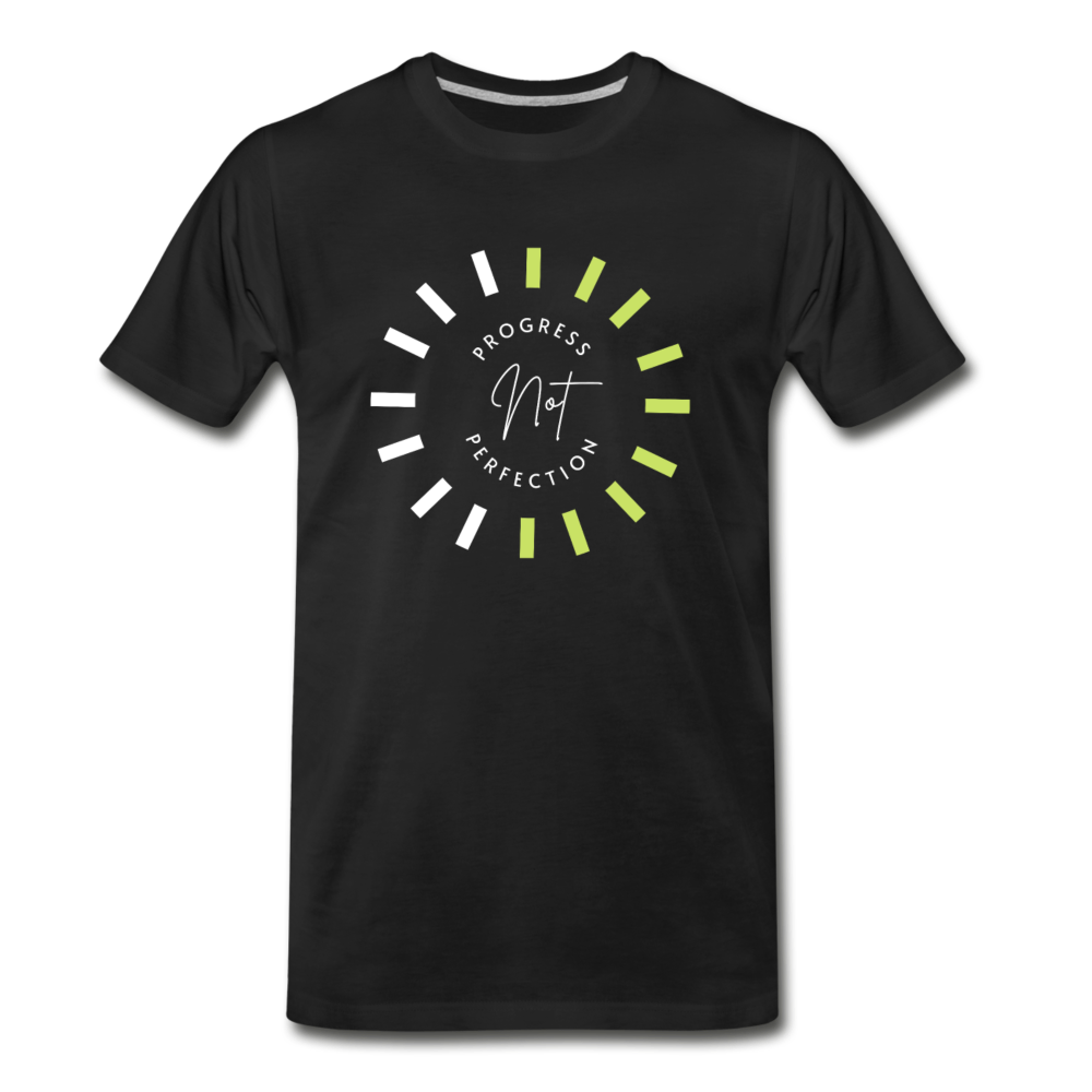 PROGRESS NOT PERFECTION (Unisex) - black