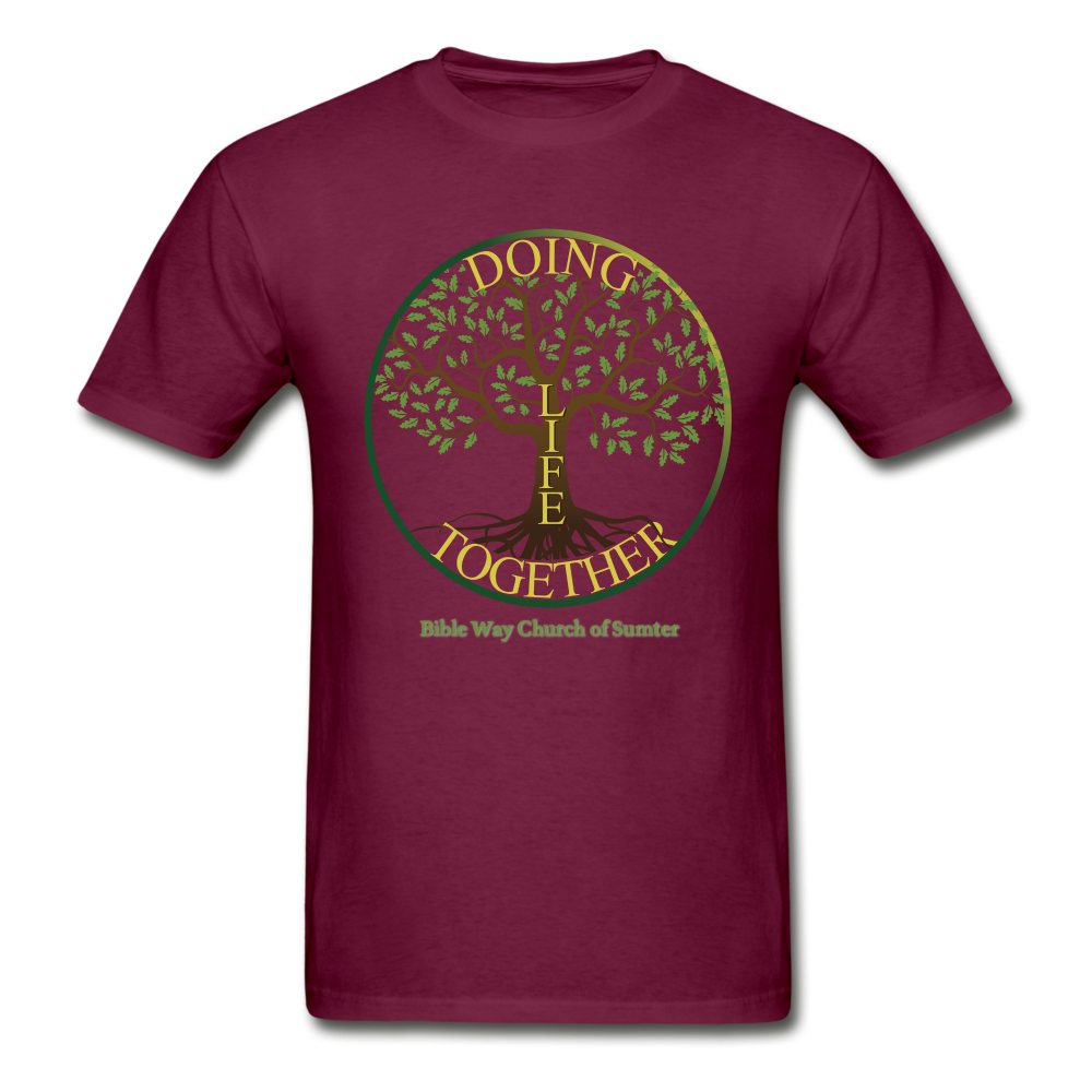 DOING LIFE TOGETHER (Unisex) - burgundy