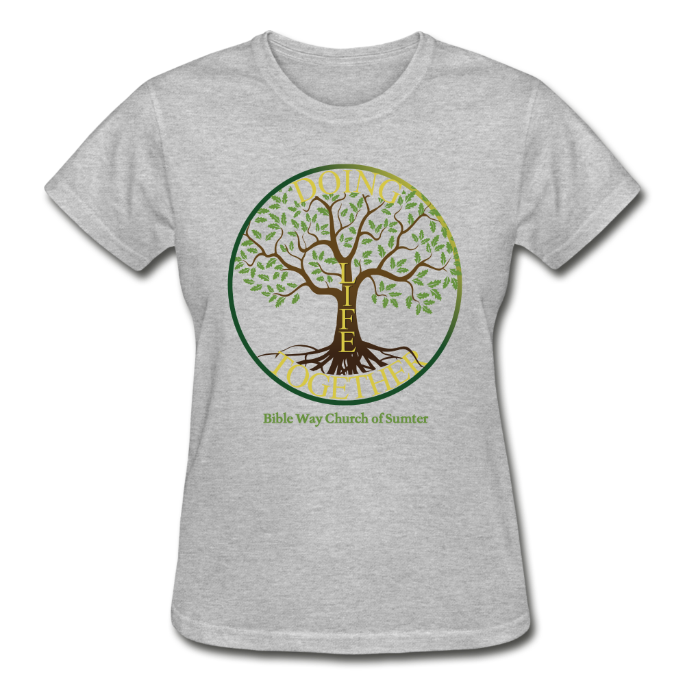 DOING LIFE TOGETHER (Women's Fitted) - heather gray