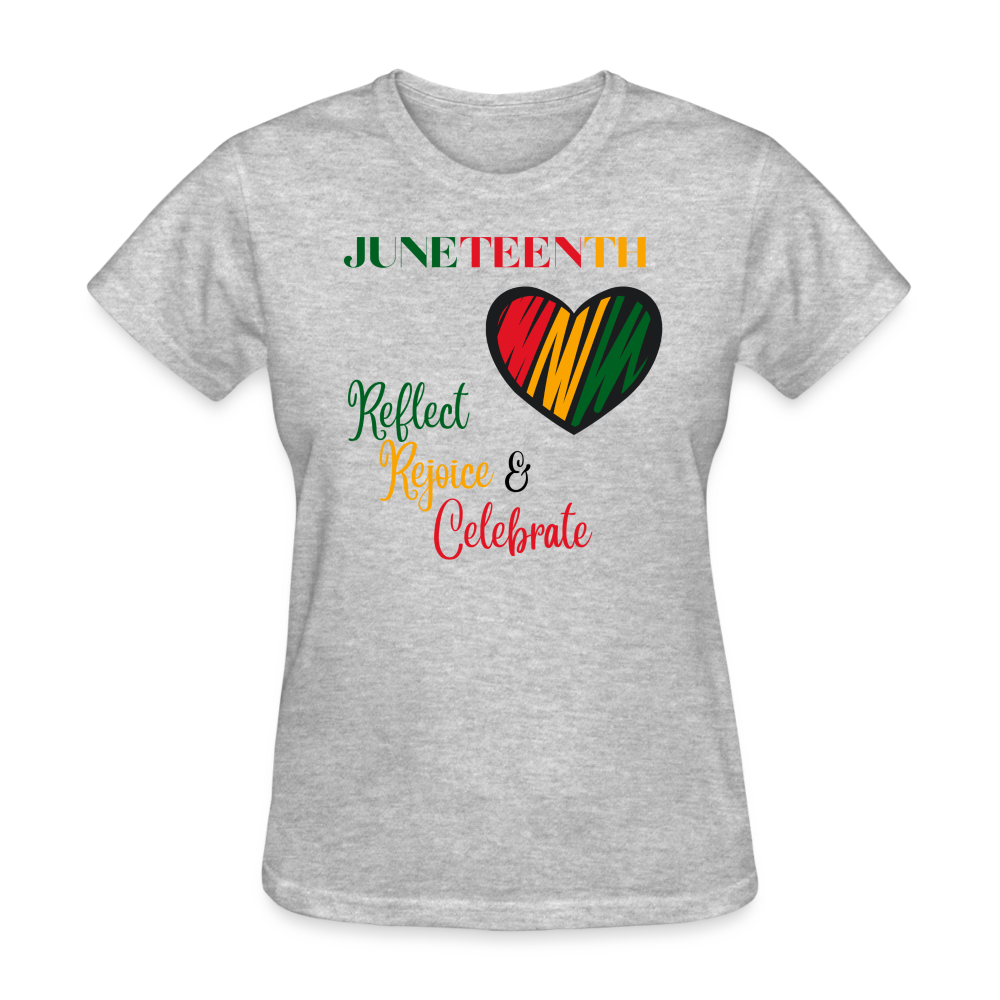Juneteenth Women's T-Shirt - heather gray