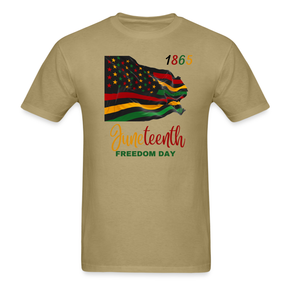 Juneteenth Unisex Classic T-Shirt - khaki