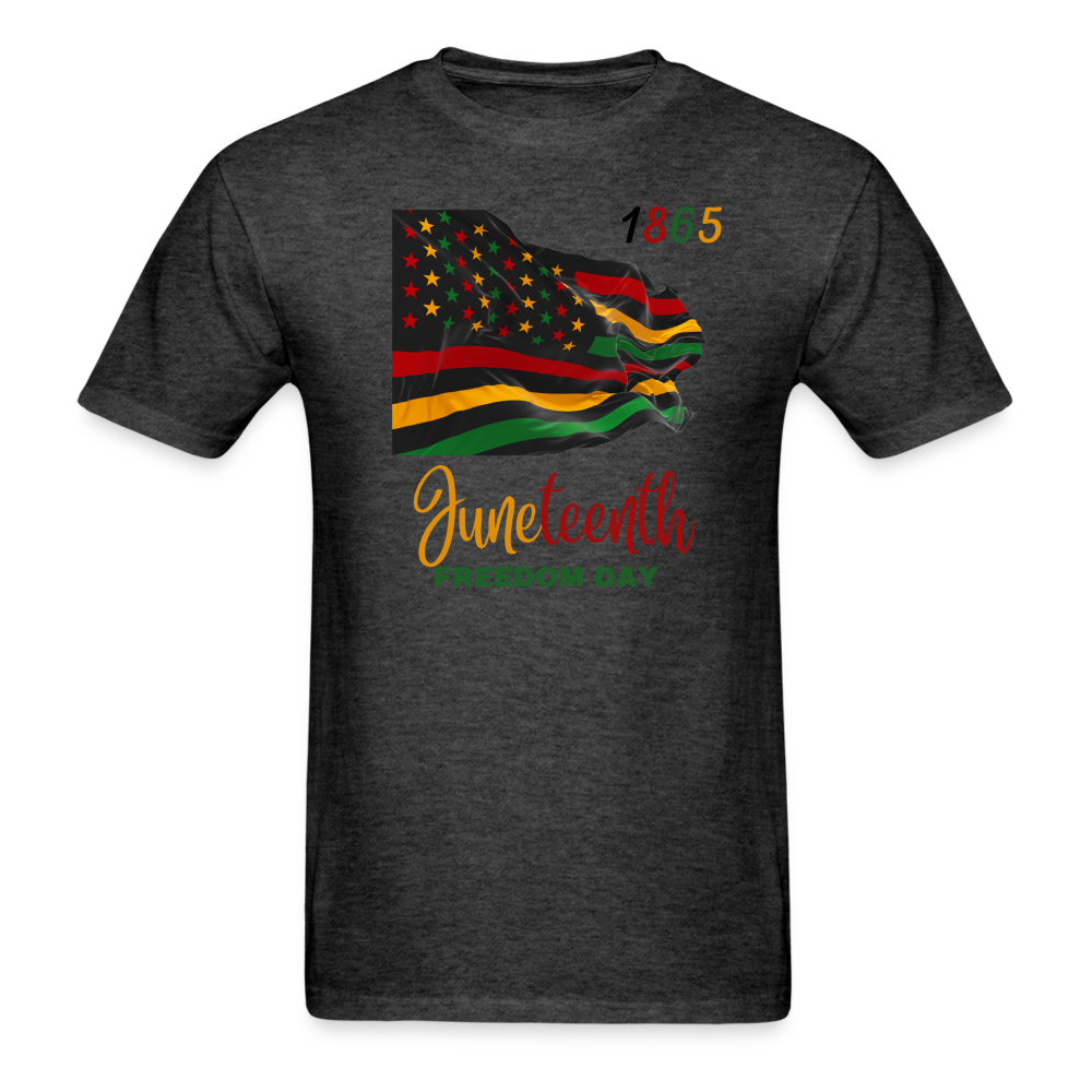 Juneteenth Unisex Classic T-Shirt - heather black