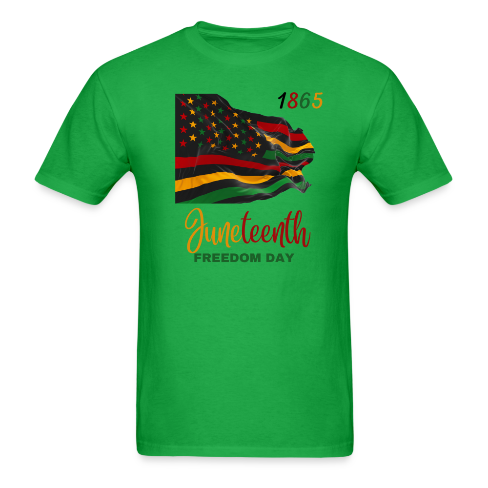 Juneteenth Unisex Classic T-Shirt - bright green