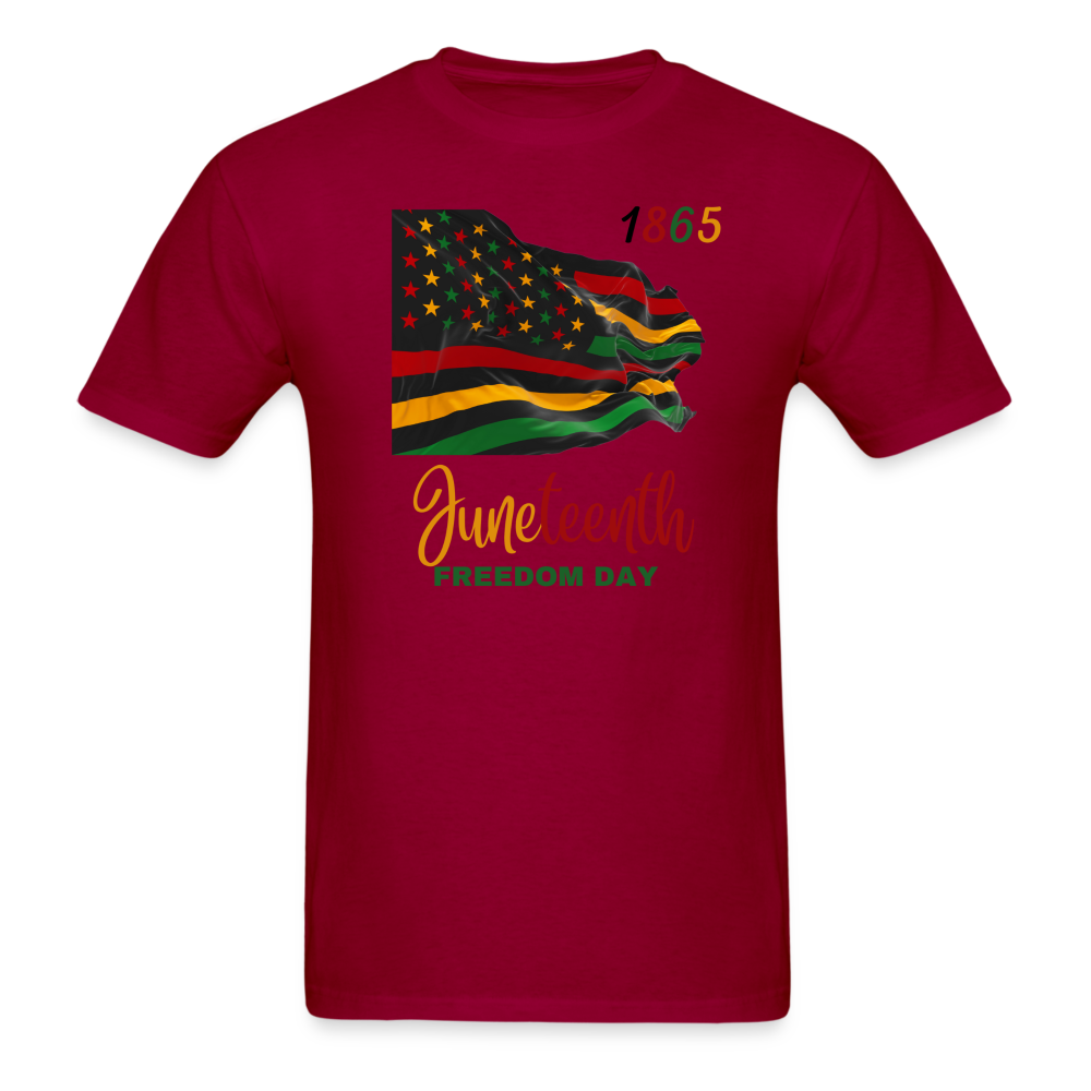 Juneteenth Unisex Classic T-Shirt - dark red