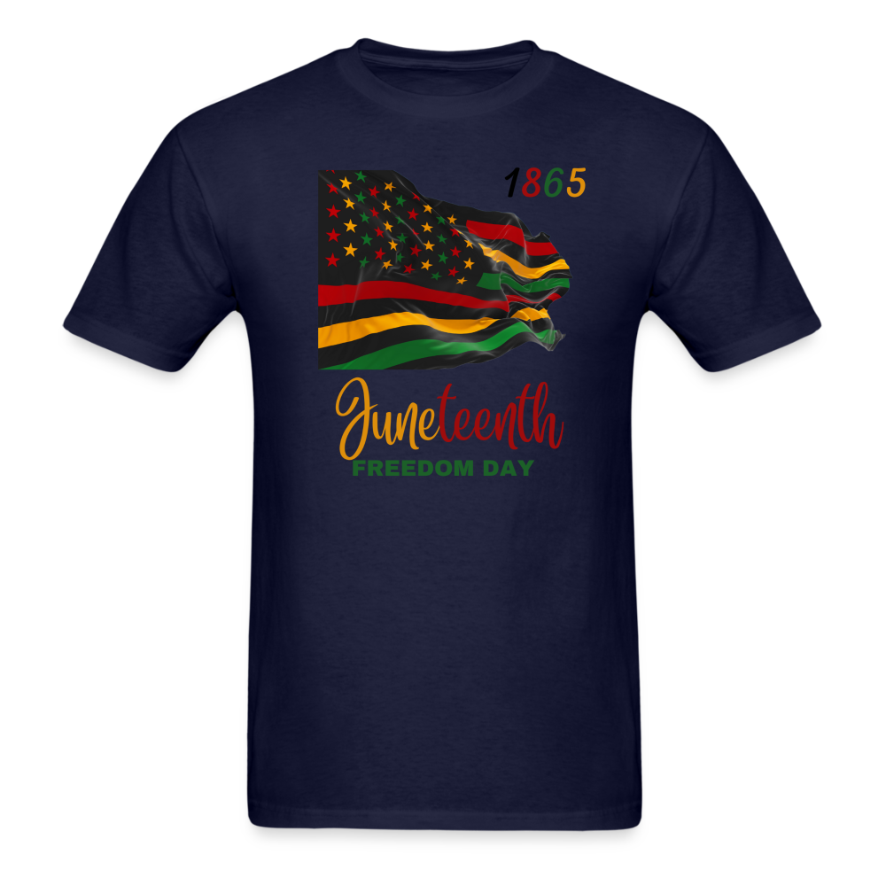 Juneteenth Unisex Classic T-Shirt - navy
