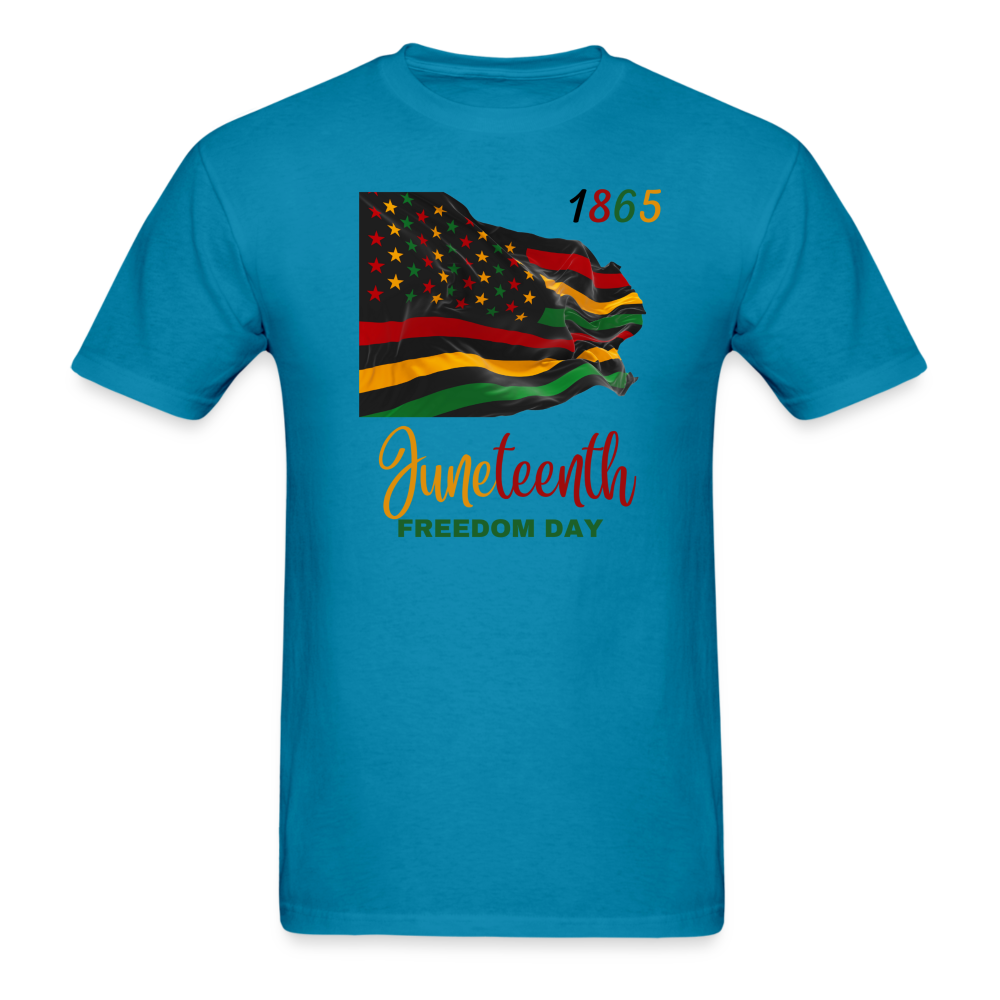 Juneteenth Unisex Classic T-Shirt - turquoise
