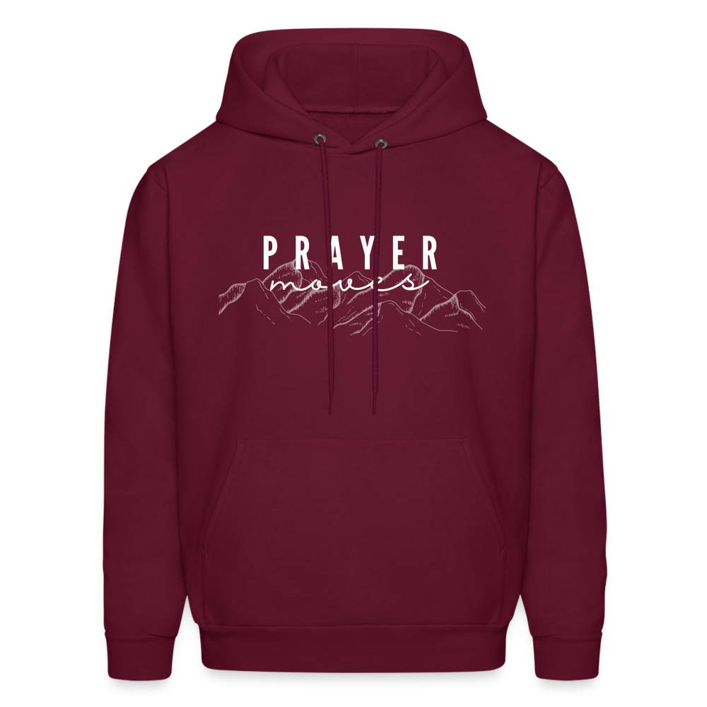 PRAYER MOVES MOUNTAINS (Unisex) - burgundy