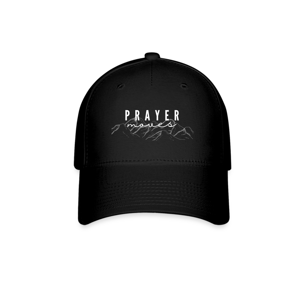 PRAYER MOVES MOUNTAINS Baseball Cap - black