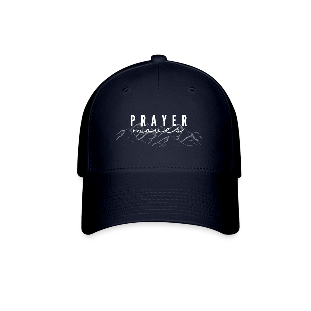 PRAYER MOVES MOUNTAINS Baseball Cap - navy