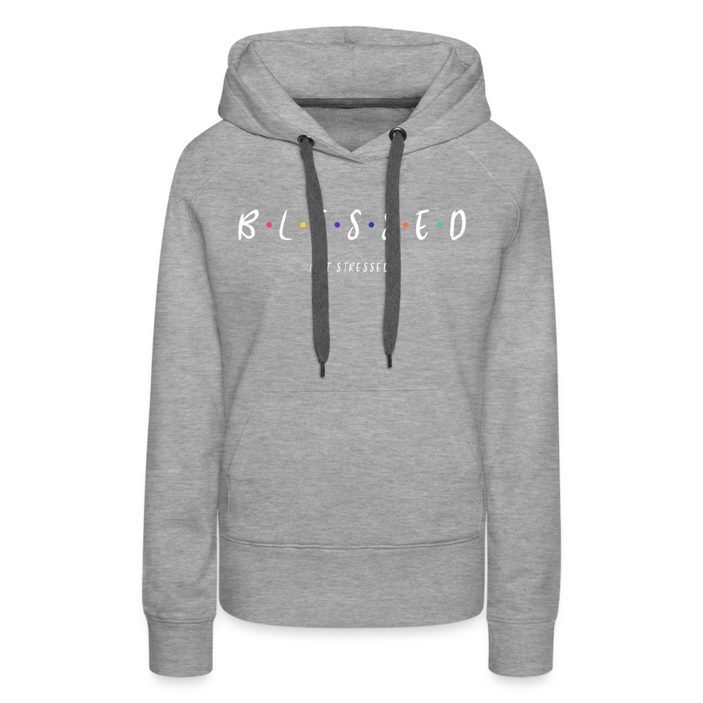BLESSED HOODIE - heather grey