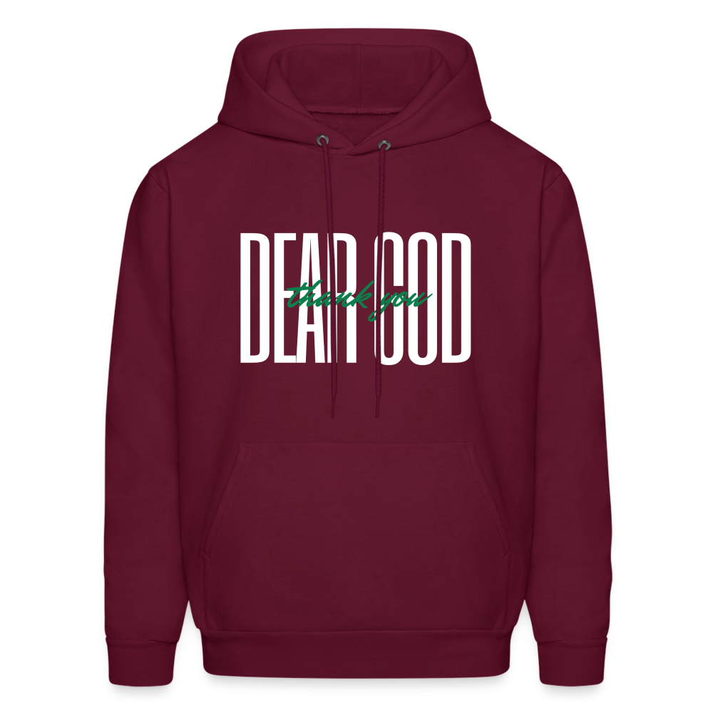 DEAR GOD: Thank You (Unisex) - burgundy