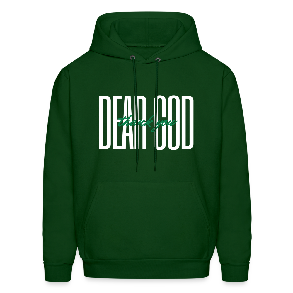 DEAR GOD: Thank You (Unisex) - forest green