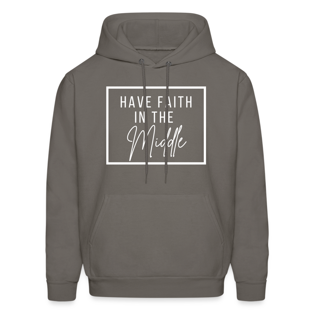 HAVE FAITH IN THE MIDDLE (Unisex) - asphalt gray