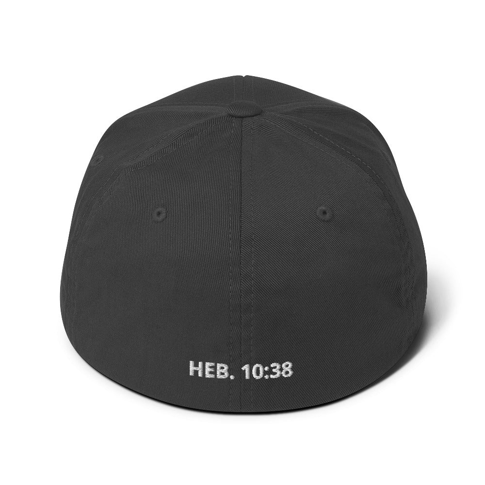 LIVING BY FAITH HAT (White Font)