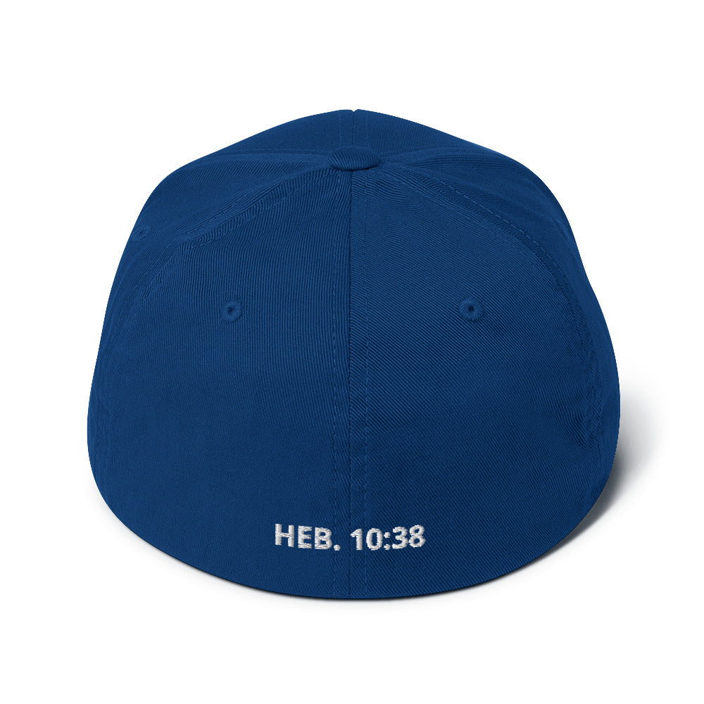 LIVING BY FAITH HAT (White Font)