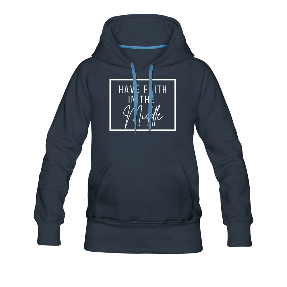 HAVE FAITH HOODIE - navy