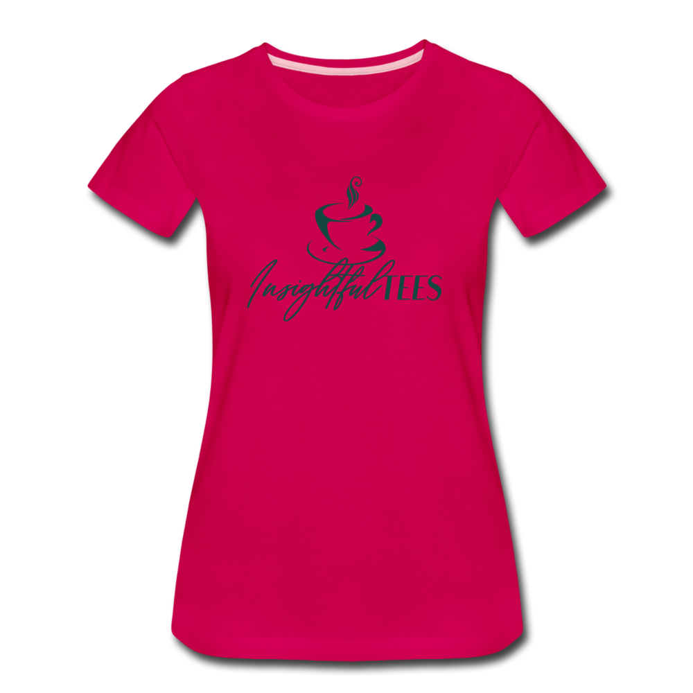 INSIGHTFUL TEES (signature shirt) - dark pink