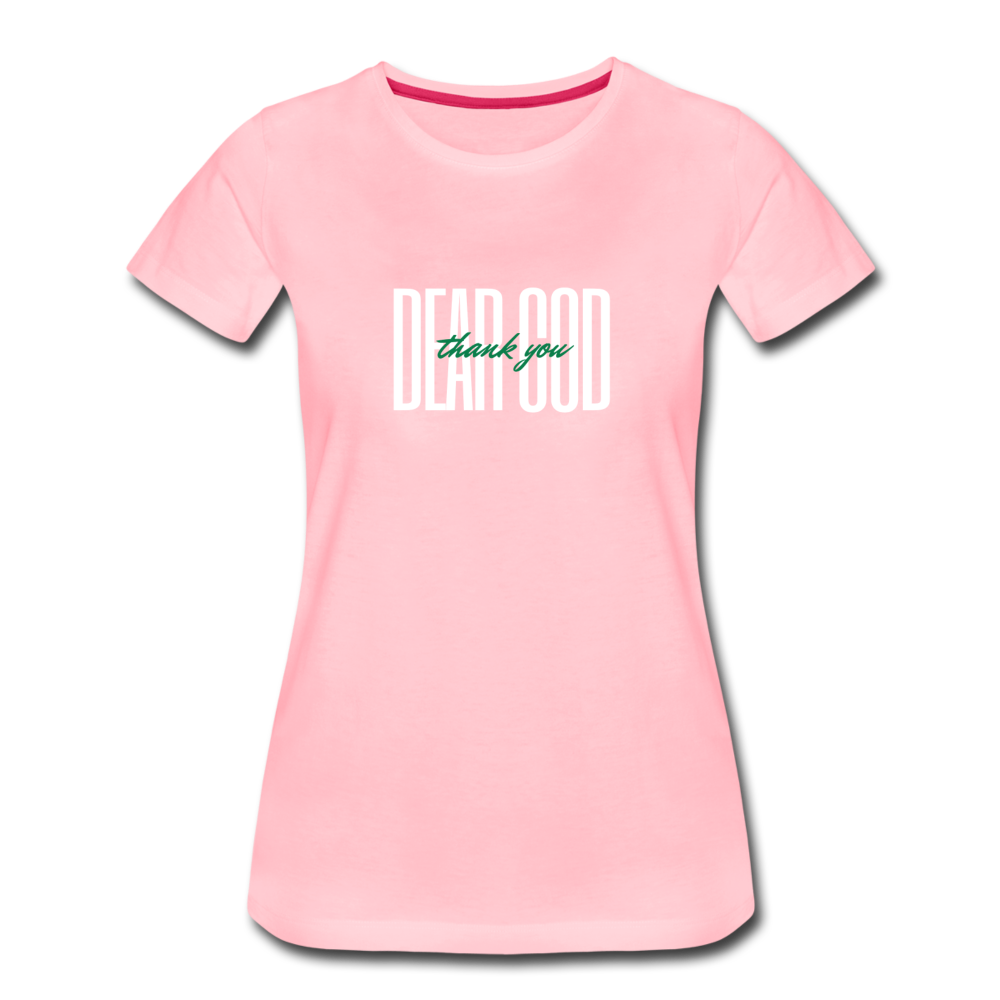 DEAR GOD: THANK YOU (white font) - pink