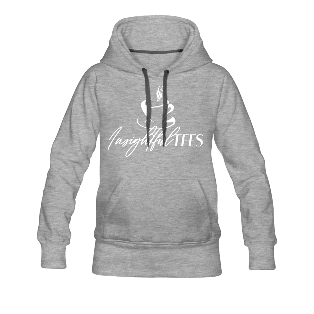 INSIGHTFUL TEES SIGNATURE HOODIE - heather gray