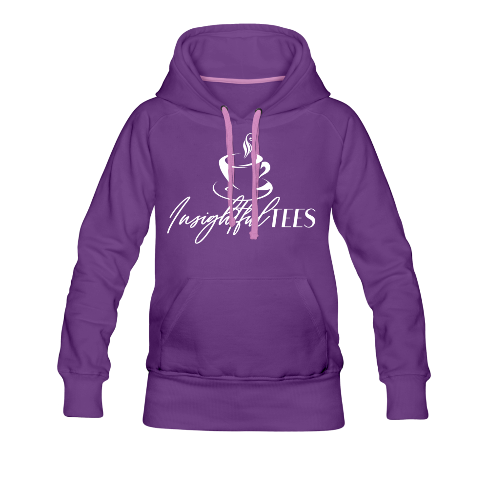 INSIGHTFUL TEES SIGNATURE HOODIE - purple