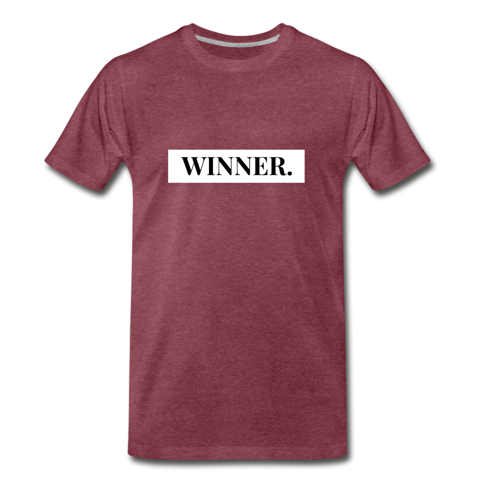 WINNER (Unisex) - heather burgundy