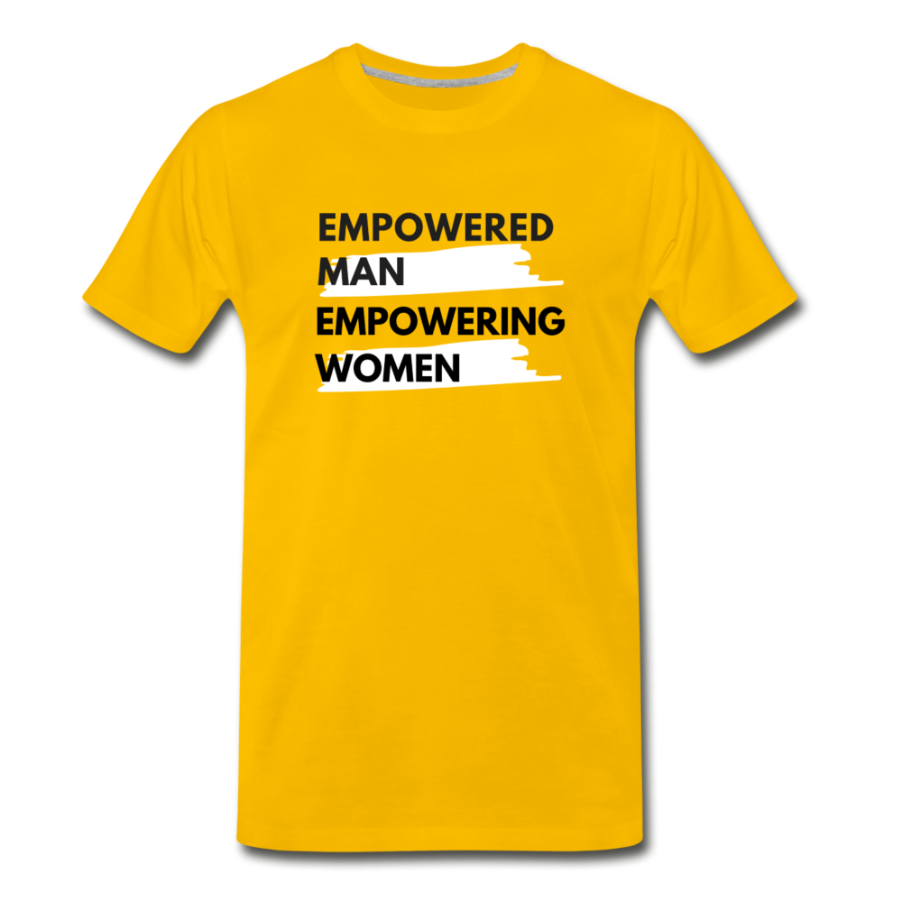 EMPOWERED MAN EMPOWERING WOMEN - sun yellow