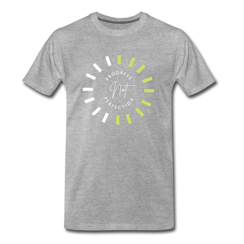 PROGRESS NOT PERFECTION (Unisex) - heather gray