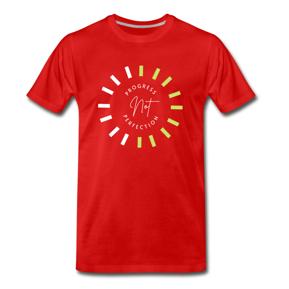 PROGRESS NOT PERFECTION (Unisex) - red