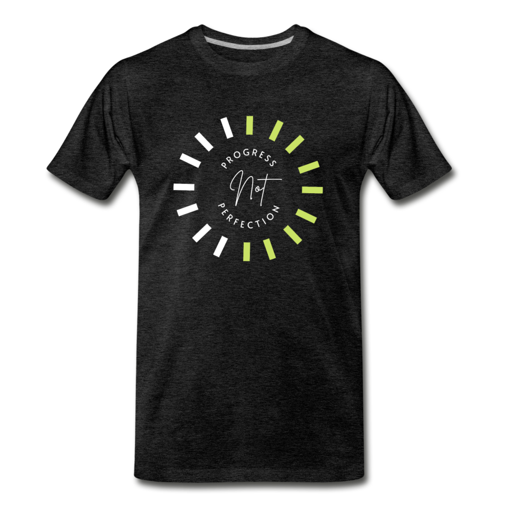 PROGRESS NOT PERFECTION (Unisex) - charcoal gray